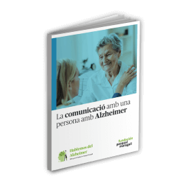 La comunicació amb una persona amb Alzheimer | mockup ebook