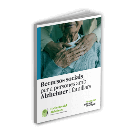 Recursos socials per a persones amb Alzheimer i familiars | mockup ebook