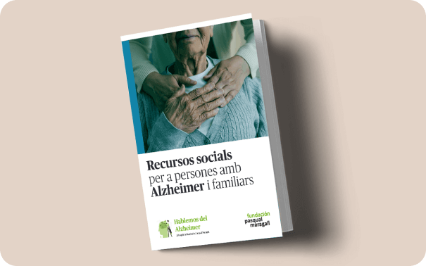 Recursos socials per a persones amb Alzheimer i familiars | mockup ebook