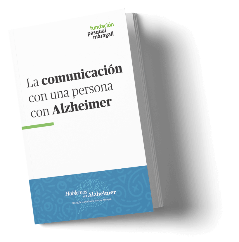 Libro de título "La comunicación con una persona con Alzheimer"