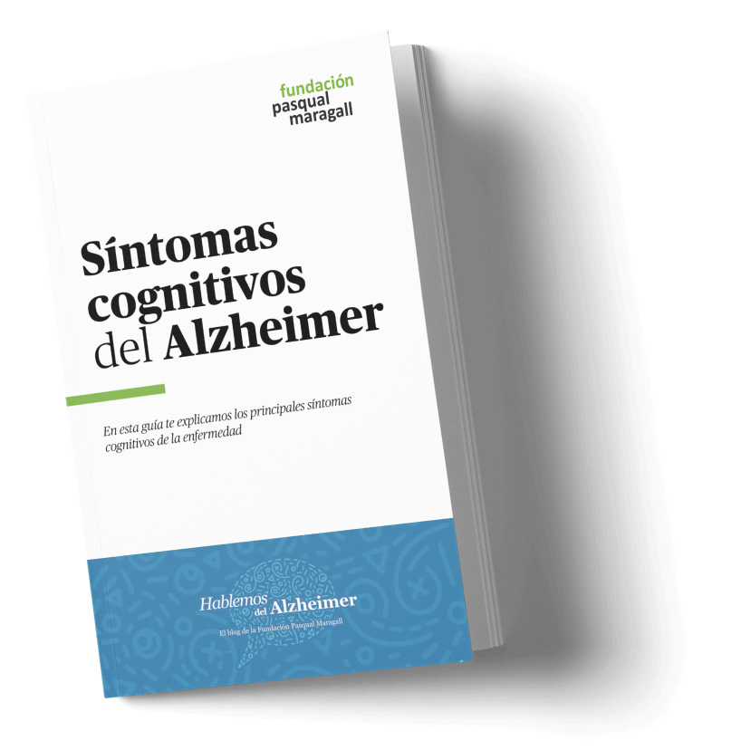Libro con título "Síntomas cognitivos del Alzheimer"