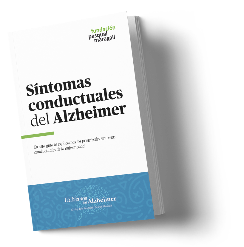Libro con título "Síntomas conductuales del Alzheimer"